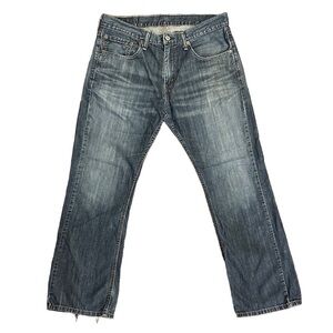 Levi's 527 Men's Slim Bootcut Jeans Blue W34 L30 Denim 5-Pocket